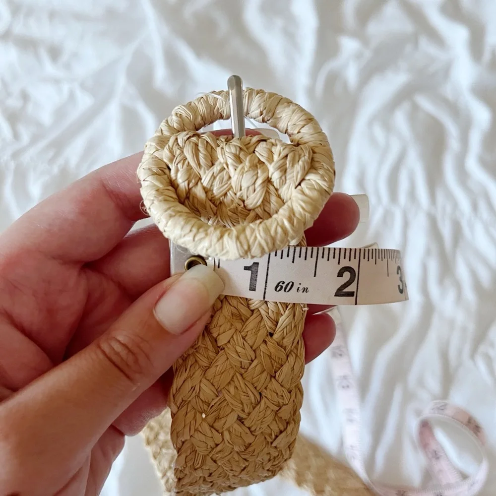 NWT J.CREW Raffia Belt Size XS/S - Picture 6 of 6